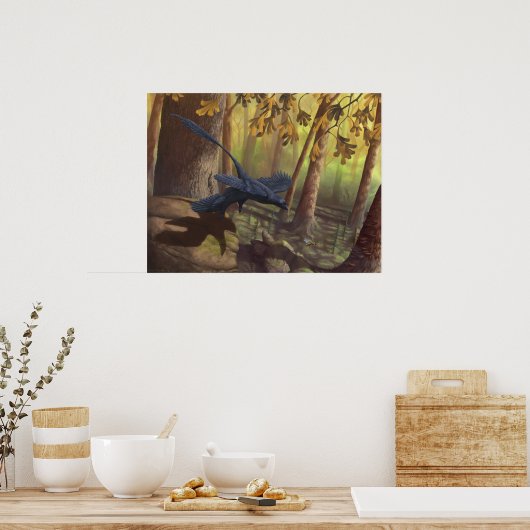 Startdruck für Microraptor Poster (Küche)