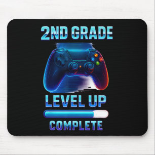 Starte 2. Klasse Gamer Kinder Level Up Spaß 2  Mousepad