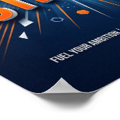 starte deinen Tag stark Poster (Ecke)