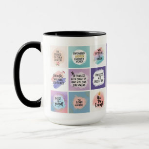 Starte Strong, Bleibe Positive - Tägliche Motivati Tasse