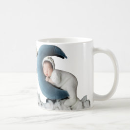 🌙 Starte Wild, Mondkind Tasse – Schlafendes Baby
