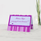 Started Birthday Card Karte (Rückseite)