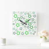 Started Wall Clock Quadratische Wanduhr (Zuhause)