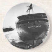 Starten des Edmund Fitzgerald 1958 Getränkeuntersetzer (Vorne)