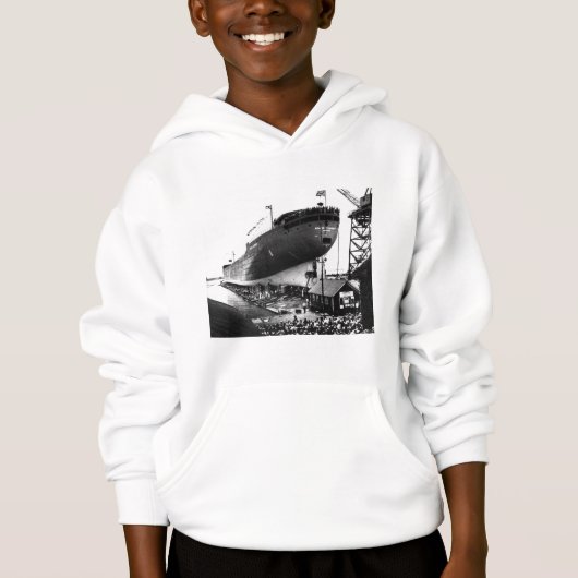 Starten des Edmund Fitzgerald 6-8-1958 (#1) Hoodie (Vorderseite)