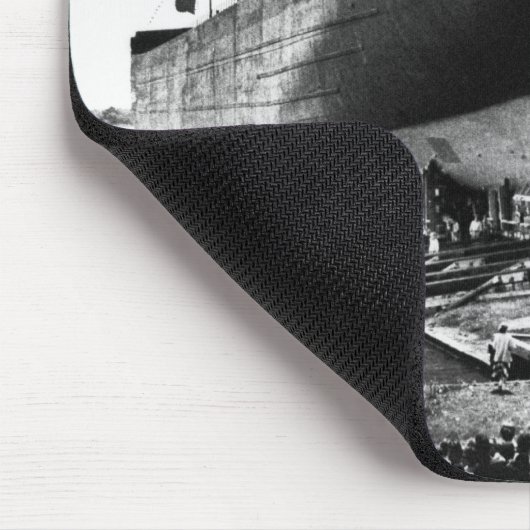 Starten des Edmund Fitzgerald 6-8-1958 (#1) Mousepad (Ecke)