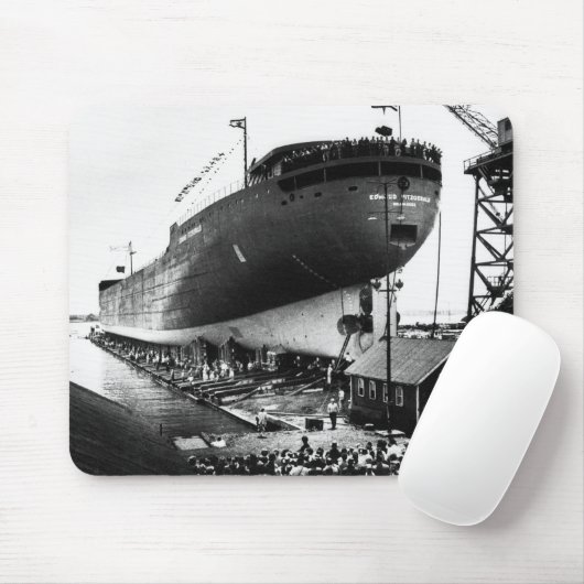 Starten des Edmund Fitzgerald 6-8-1958 (#1) Mousepad (Mit Mouse)