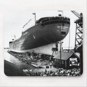 Starten des Edmund Fitzgerald 6-8-1958 (#1) Mousepad