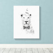 Starten des Party Leinwanddruck (Insitu (Holzboden))