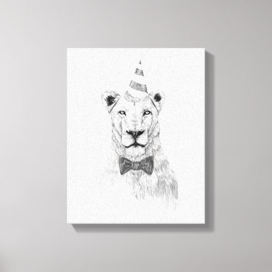 Starten des Party Leinwanddruck (Vorderseite)