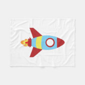 Starten des Raketenraumschiffes Fleecedecke (Vorderseite (Horizontal))