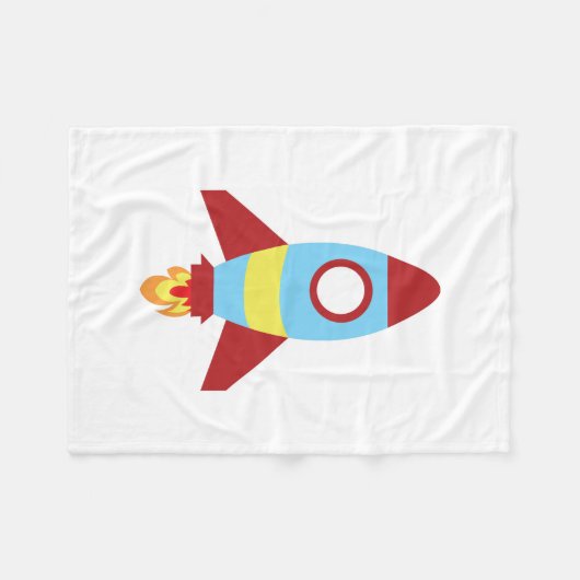 Starten des Raketenraumschiffes Fleecedecke (Vorderseite (Horizontal))