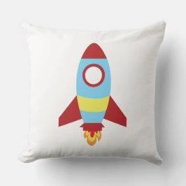 Starten des Raketenraumschiffes Kissen