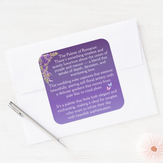 Starten Quadratischer Aufkleber (Umschlag)