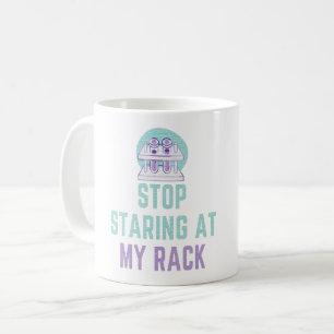 STARTEN SIE AUF MEINEN RACK - FUNNY LABRADOR TECH KAFFEETASSE