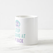 STARTEN SIE AUF MEINEN RACK - FUNNY LABRADOR TECH KAFFEETASSE (Mittel)