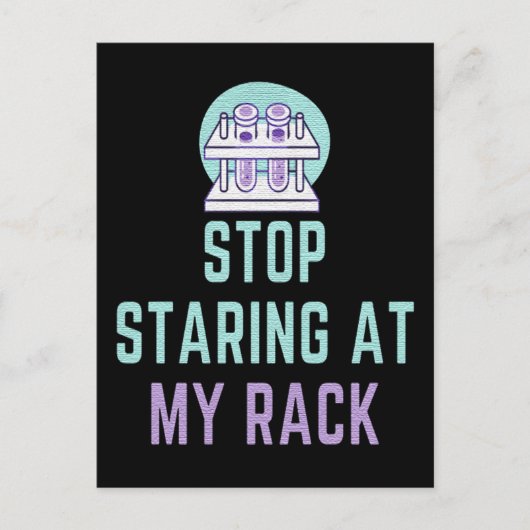 STARTEN SIE AUF MEINEN RACK - FUNNY LABRADOR TECH POSTKARTE (Vorderseite)