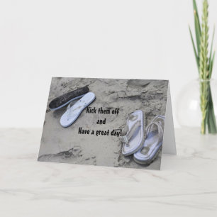 STARTEN SIE BAREFOOT UND SPASS AUF IHREM GEBURTSTA KARTE