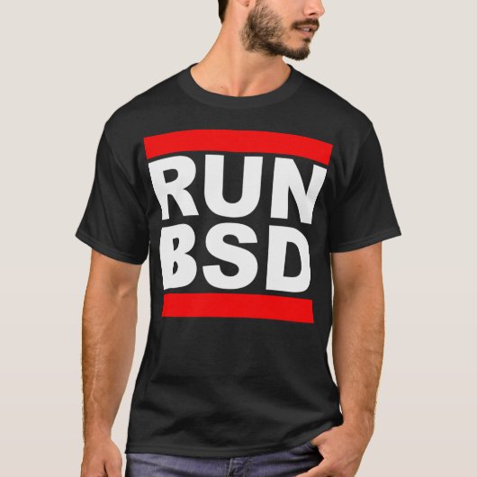 Starten Sie Bsd - Cooles Whitered Design für Unix- T-Shirt (Vorderseite)