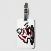 Starten Sie das Party des DJ-Gepäckanhängers Gepäckanhänger (Vorderseite Vertikal)