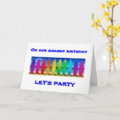 STARTEN SIE DAS PARTY, UM UNSEREN GEMEINSAMEN GEBU KARTE (Gelbe Blume)