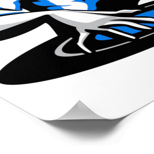 Starten Sie das Party von DJ Poster (Ecke)