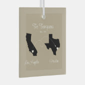 Starten Sie den Staat Family Move Ornament Aus Glas (Vorderseite Rechts)