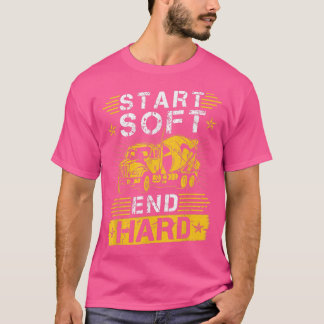 Starten Sie den weichen, betonierten Zement-Mix-Lk T-Shirt