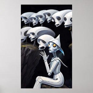 Starten Sie die Evolution ohne mich Ken Gage Art Poster