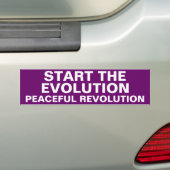 STARTEN SIE DIE FRIEDLICHE REVOLUTION DER EVOLUTIO AUTOAUFKLEBER (Auf Auto)