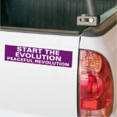 STARTEN SIE DIE FRIEDLICHE REVOLUTION DER EVOLUTIO AUTOAUFKLEBER (Auf Lkw)