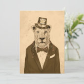 Starten Sie dieses Party Karte (Stehend Vorderseite)