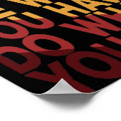 Starten Sie dort, wo Sie die von Ihnen verwendeten Poster (Ecke)