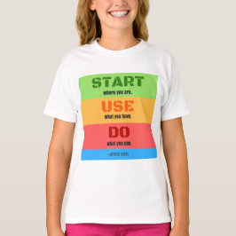 Starten Sie dort, wo Sie Shirt haben