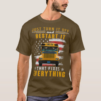 Starten Sie es neu, das alles in einem lustigen Sc T-Shirt