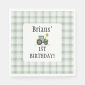 Starten Sie Ihr Traktorpapier Napkin Serviette (Vorderseite)