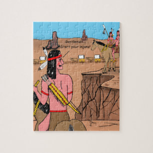 "Starten Sie Ihre Injuns! Puzzle