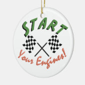 Starten Sie Ihre Motor Keramik Ornament (Links)