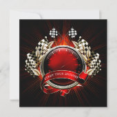 Starten Sie Ihre Motoren Einladung (Vorderseite)