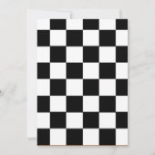 Starten Sie Ihre Motoren Funny Monster Truck Gebur Einladung (Rückseite)