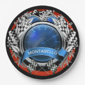 Starten Sie Ihre Motoren Pappteller (Vorderseite)