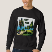 Starten Sie Ihre Reise | Wandern Sweatshirt (Vorderseite)