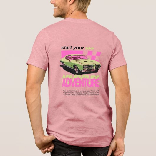 Starten Sie Ihren Adventure-T - Shirt (Rückseite)