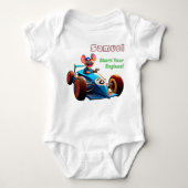 Starten Sie Ihren Motor-Individuelle Name Baby Strampler (Vorderseite)