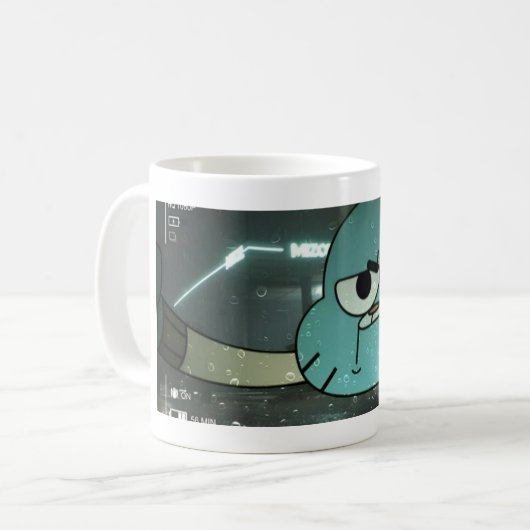 "Starten Sie Ihren Tag rechts - Stilschlüpfen Sie  Kaffeetasse (Vorderseite Links)