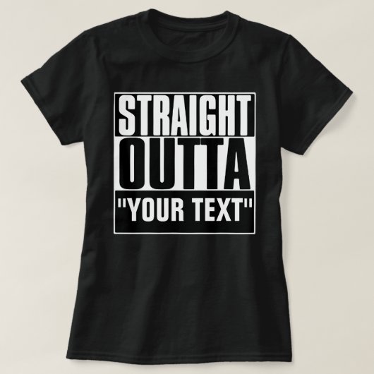 STARTEN SIE IHREN TEXT-T - Shirt AUS (Design vorne)