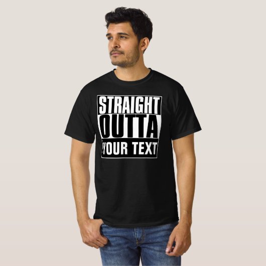 STARTEN SIE IHREN TEXT-T - SHIRT AUS (Vorne ganz)