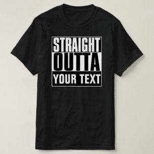 STARTEN SIE IHREN TEXT-T - SHIRT AUS