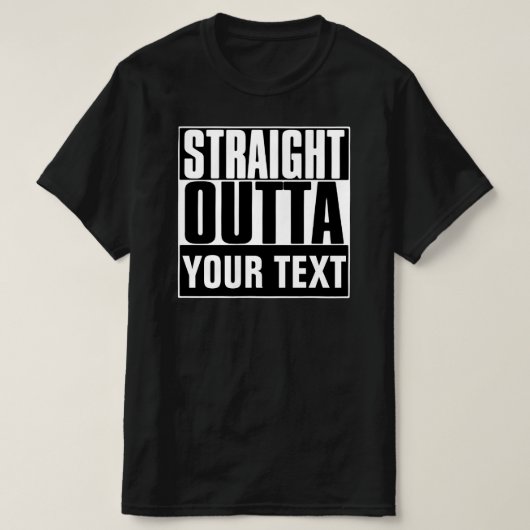 STARTEN SIE IHREN TEXT-T - SHIRT AUS (Design vorne)