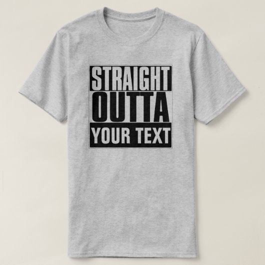 STARTEN SIE IHREN TEXT-T - SHIRT AUS (Design vorne)